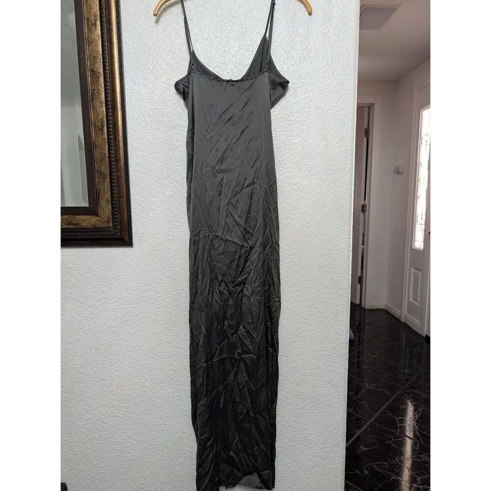 Skims high slit silk long dress size small - Picture 8 of 8